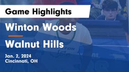 Winton Woods  vs Walnut Hills  Game Highlights - Jan. 2, 2024