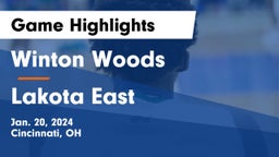 Winton Woods  vs Lakota East  Game Highlights - Jan. 20, 2024