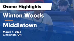 Winton Woods  vs Middletown  Game Highlights - March 1, 2024