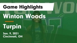 Winton Woods  vs Turpin  Game Highlights - Jan. 9, 2021