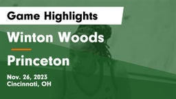 Winton Woods  vs Princeton  Game Highlights - Nov. 26, 2023