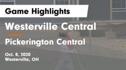 Westerville Central  vs Pickerington Central  Game Highlights - Oct. 8, 2020