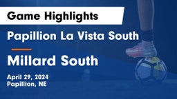 Papillion La Vista South  vs Millard South  Game Highlights - April 29, 2024