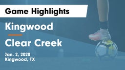 Kingwood  vs Clear Creek  Game Highlights - Jan. 2, 2020