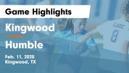 Kingwood  vs Humble  Game Highlights - Feb. 11, 2020