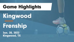 Kingwood  vs Frenship  Game Highlights - Jan. 20, 2022