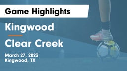 Kingwood  vs Clear Creek  Game Highlights - March 27, 2023