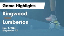 Kingwood  vs Lumberton  Game Highlights - Jan. 4, 2024