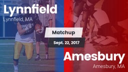 Matchup: Lynnfield High vs. Amesbury  2017