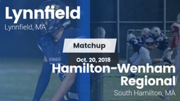 Matchup: Lynnfield High vs. Hamilton-Wenham Regional  2018