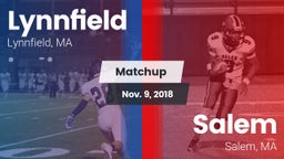 Matchup: Lynnfield High vs. Salem  2018