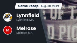 Recap: Lynnfield  vs. Melrose  2019
