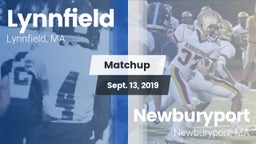 Matchup: Lynnfield High vs. Newburyport  2019