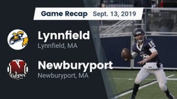 Recap: Lynnfield  vs. Newburyport  2019