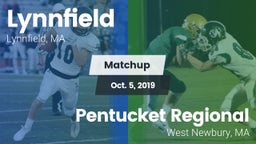 Matchup: Lynnfield High vs. Pentucket Regional  2019