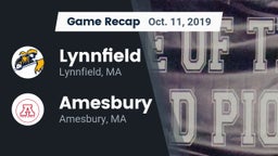 Recap: Lynnfield  vs. Amesbury  2019