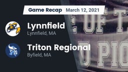 Recap: Lynnfield  vs. Triton Regional  2021