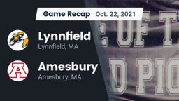 Recap: Lynnfield  vs. Amesbury  2021