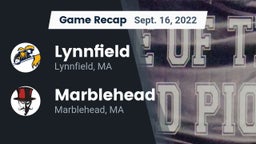 Recap: Lynnfield  vs. Marblehead  2022
