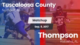 Matchup: Tuscaloosa County vs. Thompson  2017
