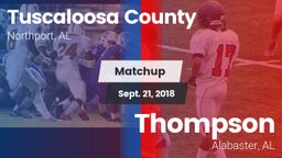 Matchup: Tuscaloosa County vs. Thompson  2018
