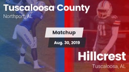 Matchup: Tuscaloosa County vs. Hillcrest  2019