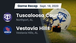 Recap: Tuscaloosa County  vs. Vestavia Hills  2020