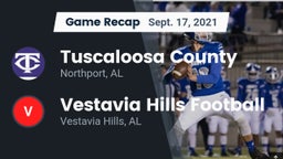 Recap: Tuscaloosa County  vs. Vestavia Hills Football 2021