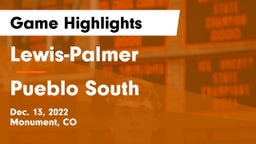 Lewis-Palmer  vs Pueblo South  Game Highlights - Dec. 13, 2022