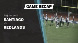 Recap: Santiago  vs. Redlands  2015