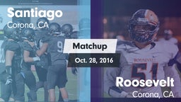 Matchup: Santiago  vs. Roosevelt  2016
