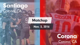 Matchup: Santiago  vs. Corona  2016