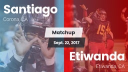 Matchup: Santiago  vs. Etiwanda  2017