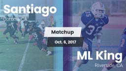Matchup: Santiago  vs. ML King  2017