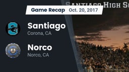 Recap: Santiago  vs. Norco  2017