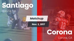 Matchup: Santiago  vs. Corona  2017