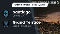 Recap: Santiago  vs. Grand Terrace  2018