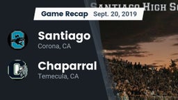 Recap: Santiago  vs. Chaparral  2019