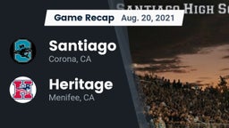 Recap: Santiago  vs. Heritage  2021