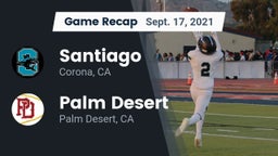Recap: Santiago  vs. Palm Desert  2021