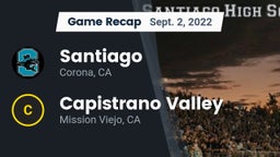 Recap: Santiago  vs. Capistrano Valley  2022