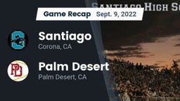 Recap: Santiago  vs. Palm Desert  2022