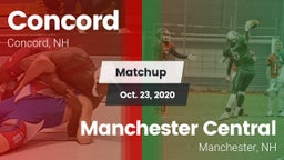 Matchup: Concord  vs. Manchester Central  2020