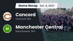 Recap: Concord  vs. Manchester Central  2021