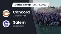 Recap: Concord  vs. Salem  2022