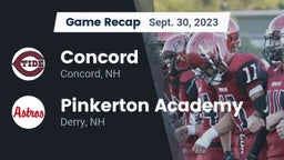 Recap: Concord  vs. Pinkerton Academy 2023