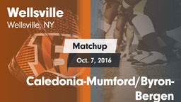 Matchup: Wellsville High vs. Caledonia-Mumford/Byron-Bergen 2016