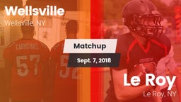 Matchup: Wellsville High vs. Le Roy  2018