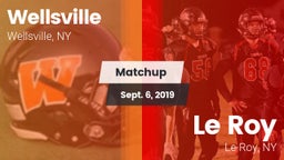 Matchup: Wellsville High vs. Le Roy  2019