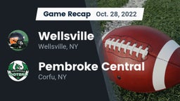 Recap: Wellsville  vs. Pembroke Central 2022